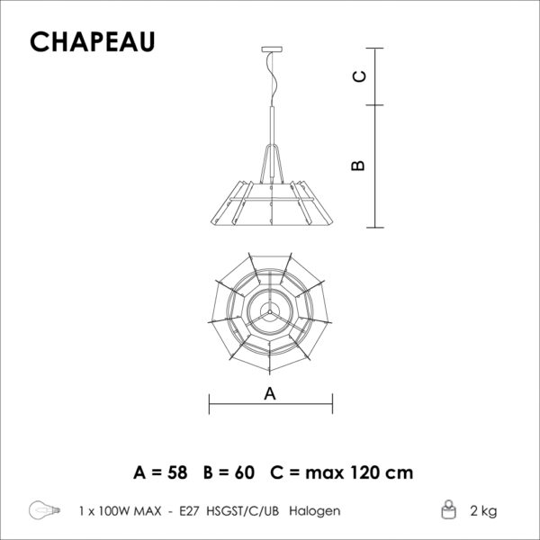 Chapeau suspension Technical